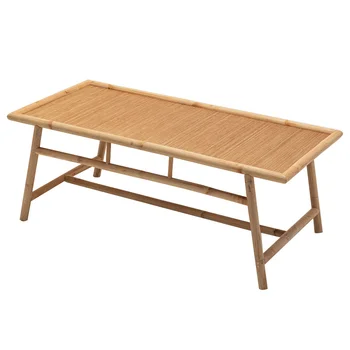 Журнальный столик из бамбука и ротанга в японском стиле, чайный столик в гостиной, школьная скамья в стиле ретро, сервировочный поднос для работы или ноутбука