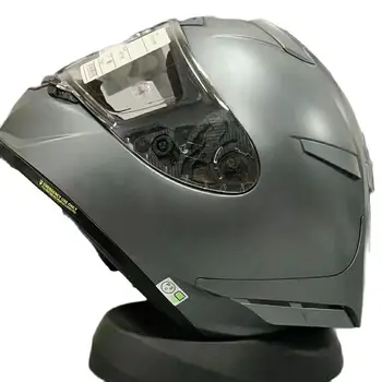 X14 Матовый серебристый шлем X-Spirit III, Мотоциклетный шлем с полным лицом, для езды по мотокроссу, шлем для мотобайка Capacete, одобренный ЕЭК 5