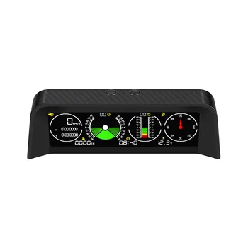 Автомобильный электронный цифровой GPS-спидометр X90 С головным дисплеем, измеритель наклона, Альтиметр, компас, устройство для выравнивания уровня автомобиля, балансир наклона 4