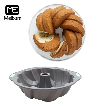 Формы для торта Meibum пищевого качества, Плетеная форма для выпечки, Силиконовая форма для торта Брауни, Формы для выпечки маффинов, Инструменты для выпечки хлеба 12