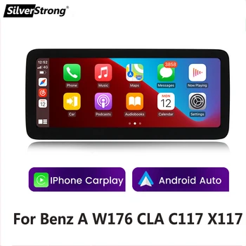 Автомобильный Мультимедийный Экран Для Mercedes Benz A CLA C117 GLA X156 W176 Беспроводной Apple CarPlay Беспроводной Android Auto Car Stereo 5