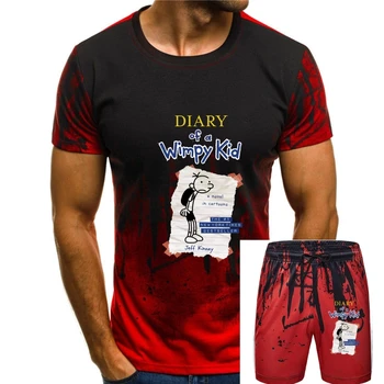 Мужские футболки из 100 хлопка Diary Of A Wimpy Kid, модные летние футболки с принтом с коротким рукавом 7