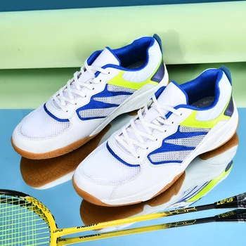Мужская обувь для бадминтона, спортивная комфортная обувь для фитнеса в помещении, женская обувь для профессионального тенниса для тренировок 8