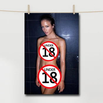Горячая красавица плакат с обнаженной женщиной без рамки для взрослых художественная живопись на холсте без цензуры настенные панно для домашнего декора гостиной 9