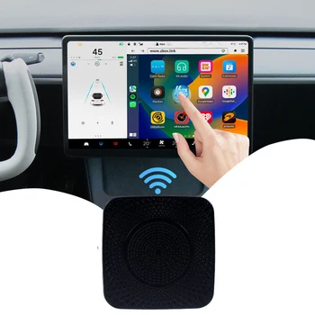 CarPlay Ai Box Android 11 Беспроводной автомобильный адаптер CarPlay Android для Tesla Model 3 Y X S