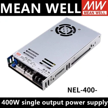 Тайвань Mean Well NEL-400-5 400 Вт 5 В 80A светодиодный импульсный источник питания новый ультратонкий экран дисплея с одним групповым выходом NEL-400 16