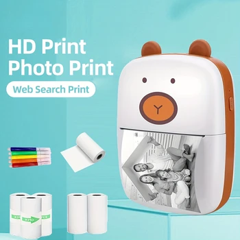 Портативный беспроводной мини-принтер для печати этикеток для iPhone и Android, термопринтер Impresora Portatil Label Printer 13
