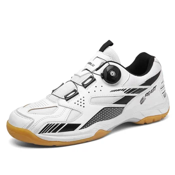 Профессиональная теннисная волейбольная обувь С удобным замком, обувь для бадминтона, обувь для настольного тенниса, обувь для тренировок в бейсболе 10