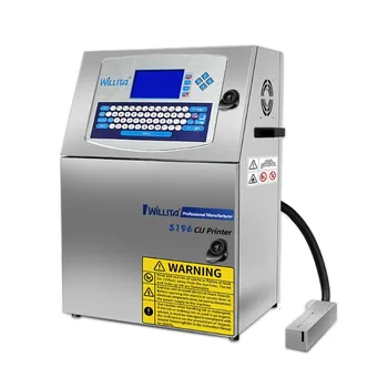 Автоматическая струйная печатающая машина Willita Industrial непрерывного действия Hitachis с цифровой этикеткой даты истечения срока годности для струйного принтера Cij для даты 10