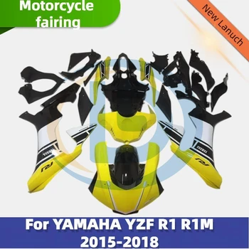 Мотоцикл Комплект Обтекателей Обвес Пластик Для Yamaha YZF R1 YZFR1 YZF-R1 R1M 2015 2016 2017 2018 Аксессуары Для Литья Под Давлением Кузов