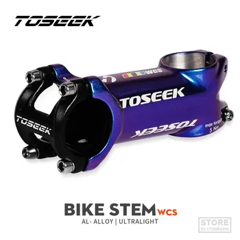 Руль для горного велосипеда TOSEEK Wcs 31,8 мм, Велосипедный велосипед из алюминиевого сплава ослепительного цвета, высокопрочные аксессуары для велоспорта 2