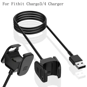100 см Кабель зарядного устройства для Fitbit Charge 3 USB шнур для зарядки Адаптер для зарядного устройства Fitbit Charge 4 Смарт-аксессуары 14