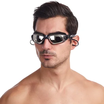 Новые очки для плавания при близорукости для взрослых, очки для плавания с водонепроницаемым покрытием, Противотуманные очки для плавания высокой четкости 9