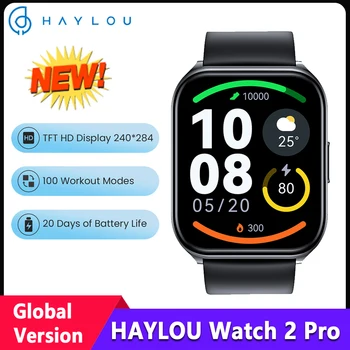 Оригинальные Смарт-часы Haylou 2 Pro с Экраном 1,85 дюйма IP68 Водонепроницаемые Спортивные Часы Монитор Здоровья Фитнес-Трекер Bluetooth Smartwatch 15