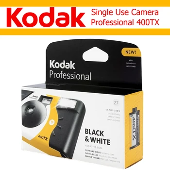 Новые 27 фотографий для черно-белой одноразовой камеры Kodak Professional 400TX, одноразовая пленочная камера (срок годности 2024)