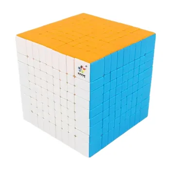 Yuxin Little Magic 9x9 Без Наклеек 90 мм Волшебный Куб Профессиональная Скоростная Головоломка Cubo Magico Развивающие Игрушки Подарки На День Рождения 6