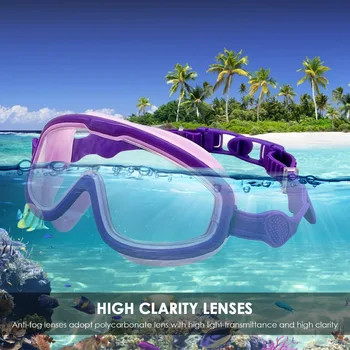Подарки без протекания Водонепроницаемые Водные виды спорта Детские Плавательные очки Аксессуары для плавания Очки для плавания 8