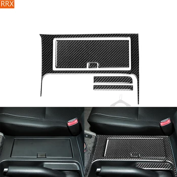 Углеродное волокно для Suzuki Grand Vitara 2006-2013 Центральная консоль Подлокотник Ящик для хранения панели Набор наклеек Аксессуары для интерьера автомобиля 3