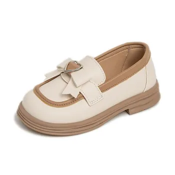Весенне-осенние новые туфли на плоской подошве с бантом Love Bow, дышащие детские туфли для прогулок 2