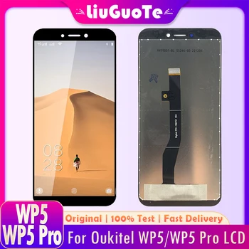 5,5 дюймов 100% Оригинал Для Oukitel WP5 ЖК-дисплей и Дигитайзер с Сенсорным Экраном В Сборе Замена Для WP5 Pro НОВЫЙ ЖК-дисплей Для Телефона 5