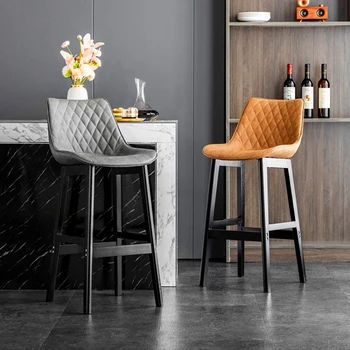 Роскошная кухня, барные стулья, столовая, Эргономичная гостиная, современные барные стулья Nordic Outdoor Cadeira Furniture SR50BC 13