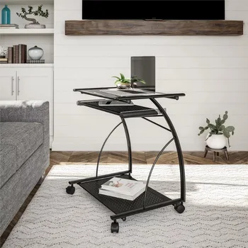 Тележка / стол для мобильного компьютера Ameriwood Home, стол для мебели черного цвета 15