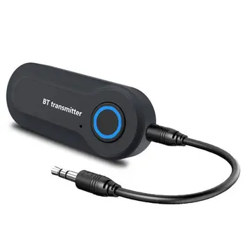 Bluetooth-совместимый музыкальный приемник Беспроводной 3,5 мм AUX домашний автомобильный адаптер 12