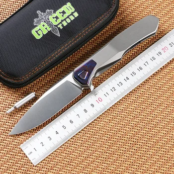 Складной нож Green thorn Lochsa M390 лезвие TC4 титановая ручка для кемпинга и рыбалки практичный нож для фруктов EDC инструмент 3