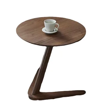 Мебель для домашнего столика, круглый кофейный столик для гостиной, маленькая прикроватная тумбочка, минималистичный маленький письменный стол 7