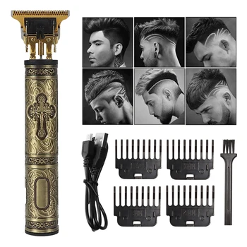 Электрическая машинка для стрижки волос Перезаряжаемые профессиональные машинки для стрижки волос Портативные беспроводные машинки для стрижки волос для мужчин