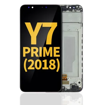 ЖК-экран с заменой рамки для Huawei Y7 Prime (2018) (восстановленный) (черный) 6