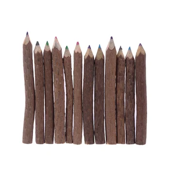 8шт цветных карандашей для рисования веток деревьев 9-10 см для эскиза художника (разноцветные) 5