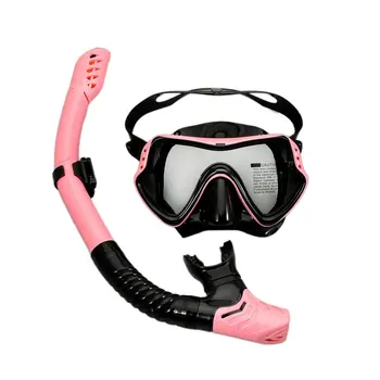 Профессиональные маски для подводного плавания, Набор для подводного плавания, силиконовая юбка для взрослых, Противотуманные очки, Оборудование для бассейна 10