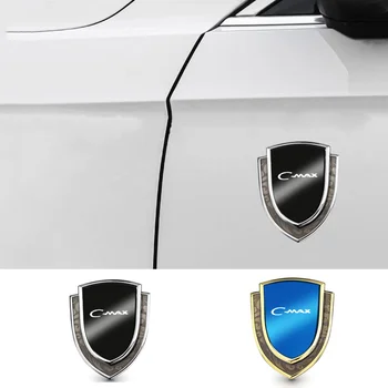 Для Ford Cmax C-MAX 3D Металлическая наклейка на боковое крыло автомобиля, щит, Эмблема, Значок, Логотип, Водонепроницаемая Защита, Аксессуары для наклеек 5