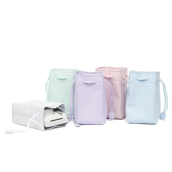 Портативная сумка для хранения подарков на открытом воздухе из искусственной кожи, водонепроницаемая Универсальная сумка для хранения камеры Fujifilm, карман на шнурке 12