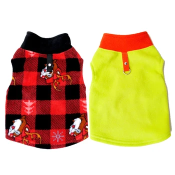 Флисовая одежда для собак, свитер для домашних животных, воротник-стойка, теплая зимняя одежда для щенков, толстовка с капюшоном для маленьких собак, жилет для чихуахуа 3