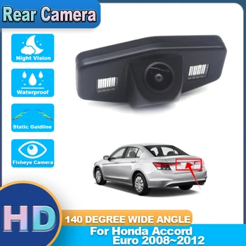 Камера заднего вида для парковки автомобиля CCD ночного видения, высококачественная RCA Для Honda Accord Euro 2008 2009 2010 2011 2012