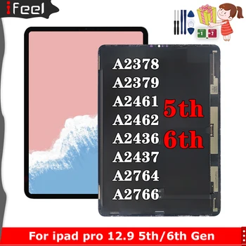 НОВИНКА для iPad Pro 12,9 5-го 6-го поколения A2378 A2379 A2461 A2462 A2436 A2437 A2764 A2766 ЖК-дисплей С Сенсорным экраном и Цифровым Преобразователем в сборе 5