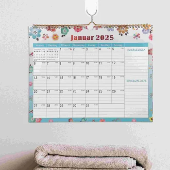 Ежемесячный календарь, настенный праздничный лист, крепкая бумага для свиданий в комнате на 2024-2025 годы