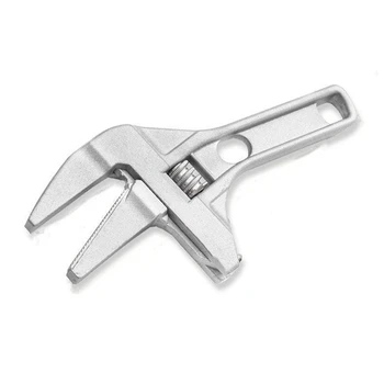 Многофункциональный ключ с короткой ручкой и зубьями для ванной комнаты Используется для установки канализационной трубы кондиционера Прочный 5