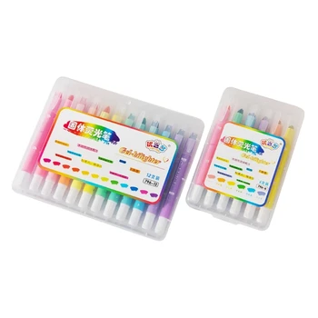Набор ручек для подсветки Библии, 6-цветная упаковка Точные контрольные библейские маркеры Прямая поставка 12