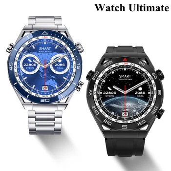2023 Новые смарт-часы для мужчин Business Ultimate Bluetooth Call Compass NFC 100 Sprots Smartwatch Водонепроницаемые часы для Huawei IOS