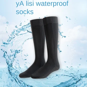 Новые носки из неопрена длиной 3 мм, противоскользящие носки для дайвинга, ботинки для гидрокостюма, носки с гибкими плавниками для пляжных водных видов спорта 12